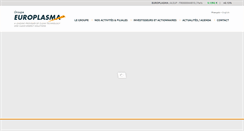 Desktop Screenshot of europlasma.com
